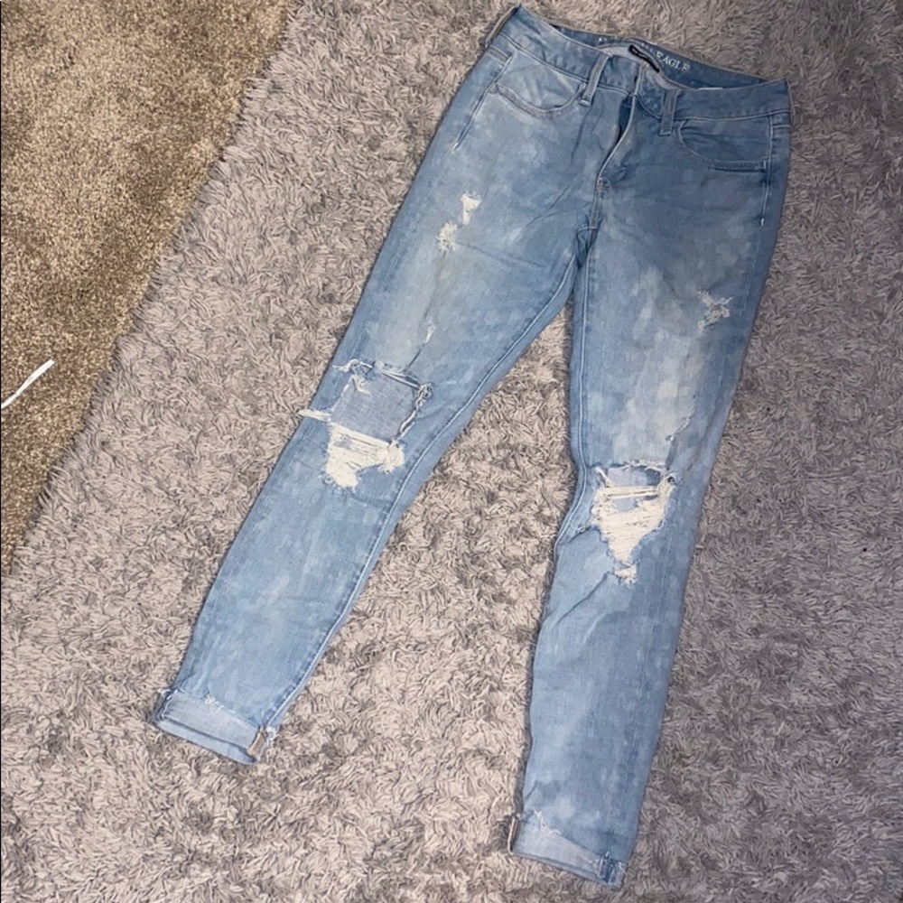 American Eagle ripped skinny pants